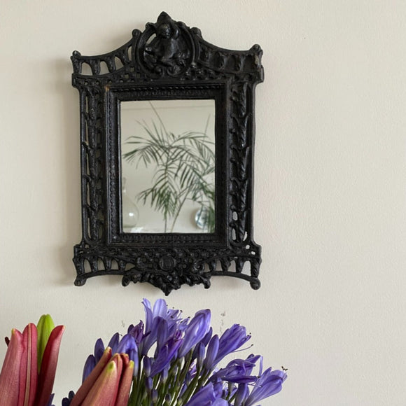 Rosa Mirror Frame - Peacock Life by Shabnam Gupta