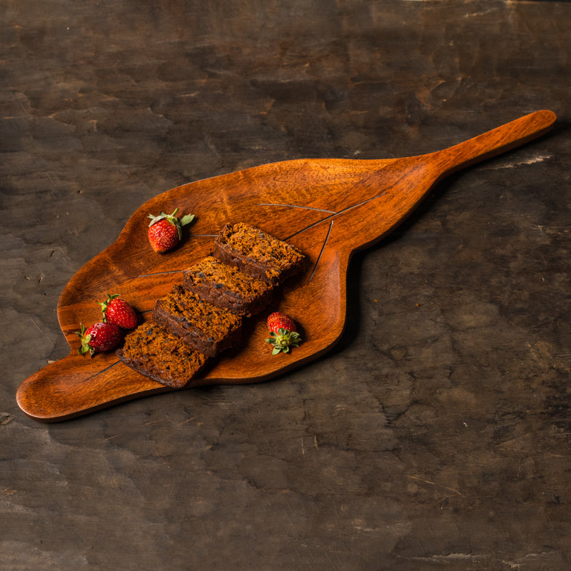 Leaf Serving Platter - Peacock Life by Shabnam Gupta