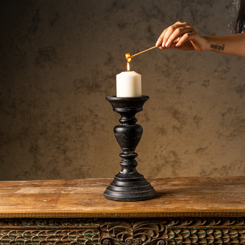 Onyx Candle Stand - Peacock Life by Shabnam Gupta